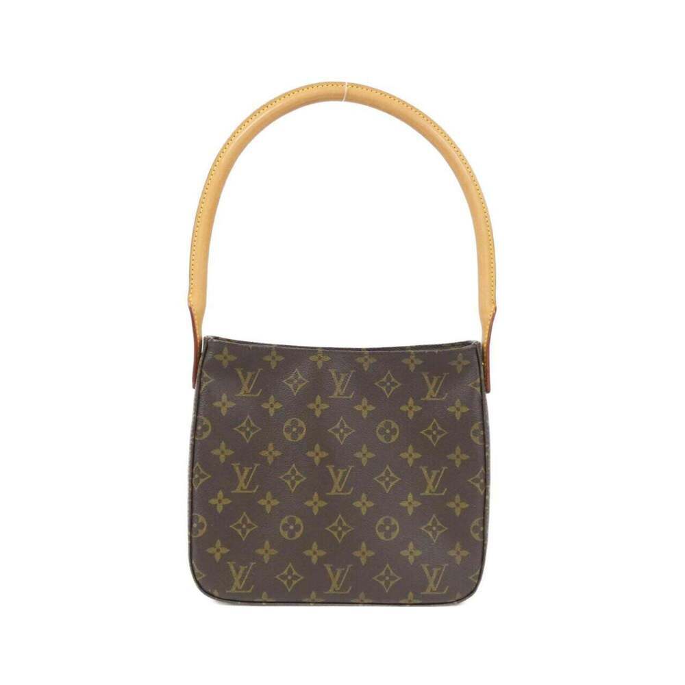 LOUIS VUITTON Brown Monogram Looping MM Shoulder Bag